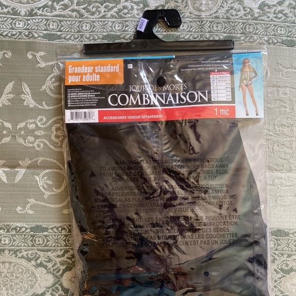 DAY OF THE DEAD BODYSUIT COSTUME SIZE SMALL/MEDIUM 🌟NWT🌟 - Picture 5 of 9